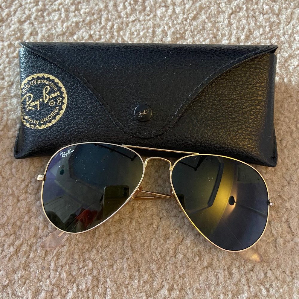 Ray Bans Black Aviators
